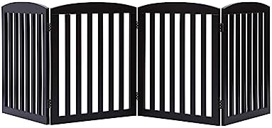 PAWLAND Wooden Freestanding Foldable Pet Gate - Image 7