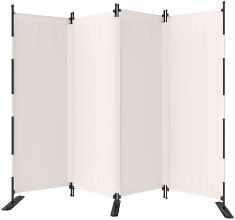 Room Divider, 4 Panel Upgraded 88” Folding Screen Highly Secretive by PHONJOROO