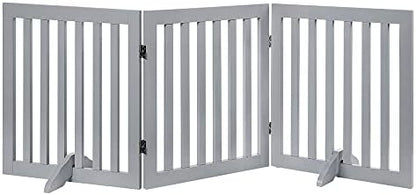 unipaws 24”H Free Standing Pet Gate by unipaws
