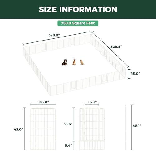 FXW Rollick Dog Playpen, Yard & RV Camping, 48 Panels - Image 6