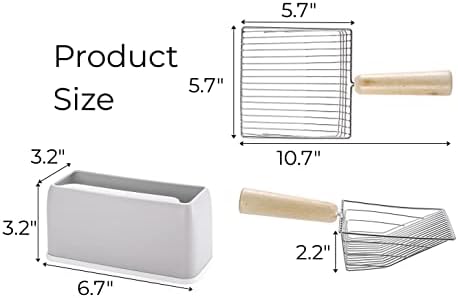 Hiceeden 2 Pack Fast Sifting Cat Litter Scoop - Image 2