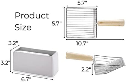 Hiceeden 2 Pack Fast Sifting Cat Litter Scoop - Image 2