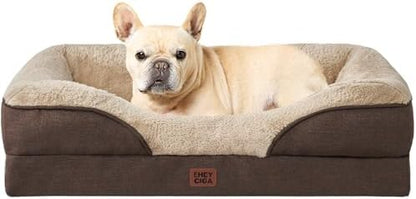 EHEYCIGA Orthopedic Dog Bed for Medium Dog, Memory Foam Dog Couch by EHEYCIGA