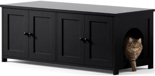 Hidden Cat Litter Box Enclosure by Fecuria