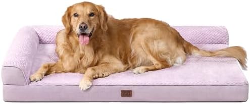EHEYCIGA Memory Foam Dog Bed, Large Size Orthopedic Dog Bed by EHEYCIGA