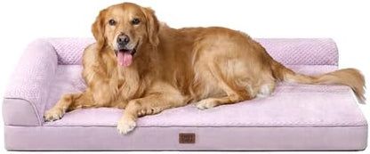 EHEYCIGA Memory Foam Dog Bed, Large Size Orthopedic Dog Bed by EHEYCIGA