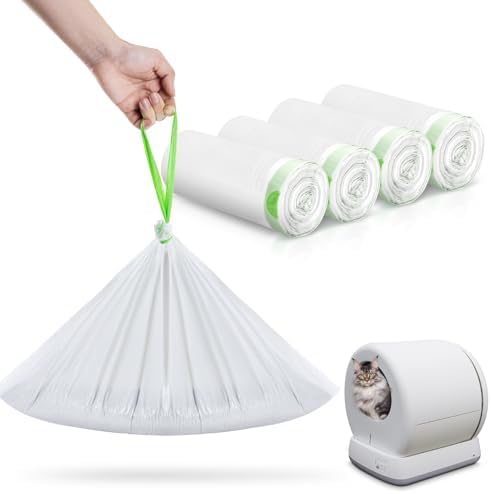 120 Pack Cat Litter Box Liners for Meo Want SC01, MWSC02 SC09, 1.5 Mil Thick by JUKAMO