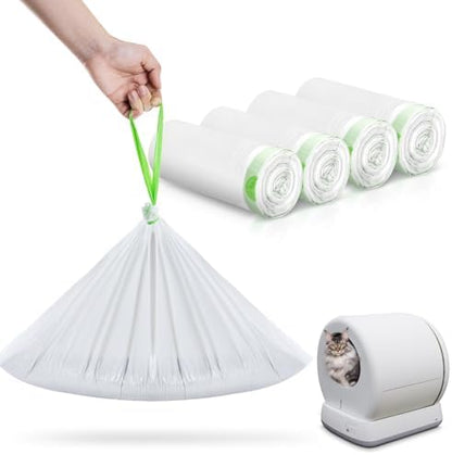 120 Pack Cat Litter Box Liners for Meo Want SC01, MWSC02 SC09, 1.5 Mil Thick by JUKAMO