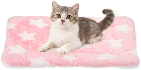Dog Cat Bed Mat, Soft Coral Fleece Pet Cushion Pad by Unknown