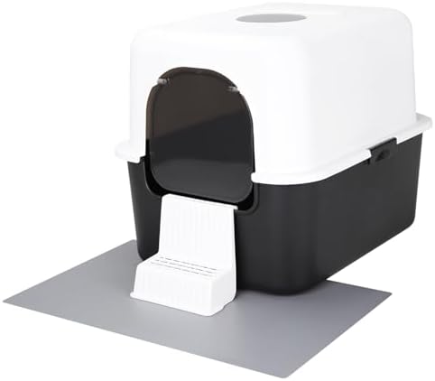 Sfozstra Enclosed Cat Litter Box: Splash Resistant Leak Resistant by Sfozstra