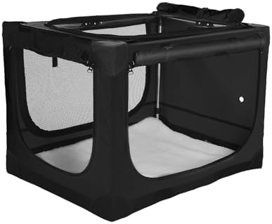 42 x 31 x 31 Inch Collapsible Soft Dog Crate by Deekuiwi