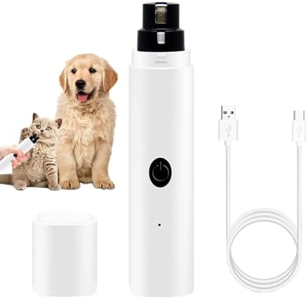 Dog Electric Nail Trimmer USB Rechargeable Claw Grooming - Image 7