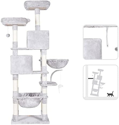 Heybly Cat Tree, 70 inches Tall Cat Tower - Image 6