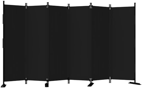 Room Divider, 6 Panel Upgraded 132” Folding Screen Highly Secretive by PHONJOROO