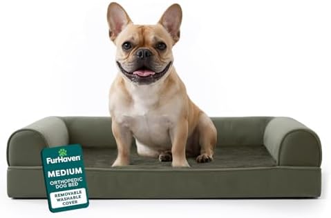 FurHaven Classic Soft Sofa Orthopedic Dog Bed by FurHaven