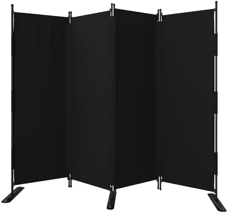 Room Divider, 4 Panel Upgraded 88” Folding Screen Highly Secretive by PHONJOROO