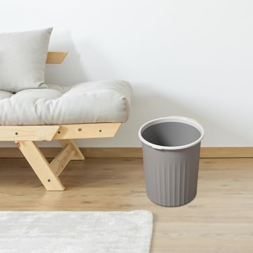 Bathroom Garbage Can, Lightweight Durable Striped Garbage Cans - Image 4