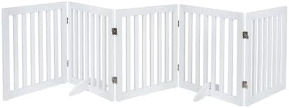 unipaws 24”H Free Standing Pet Gate by unipaws