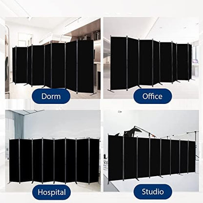 8 Panel Wide Room Divider Wall Screen - Image 6