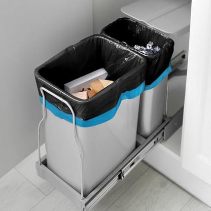 Teivio 20 Gallon 26 Counts Large Drawstring Trash Bags Strong Tall Kitchen - Image 3