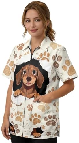 Funny Print Barber Jackets & Smocks by Unknown