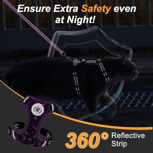 BEAUTYZOO Cat Harness and Leash Set, Escape Proof and Adjustable - Image 5