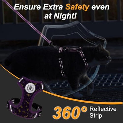 BEAUTYZOO Cat Harness and Leash Set, Escape Proof and Adjustable - Image 5