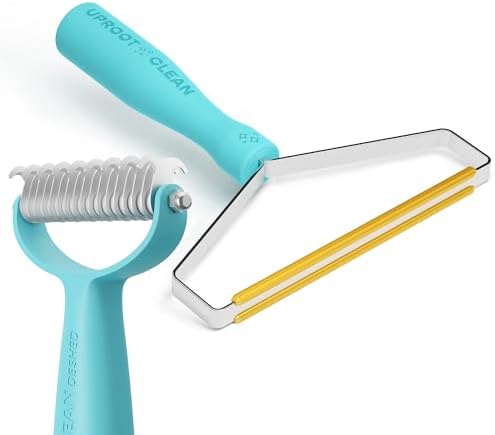 Uproot Cleaner Pro Pet Hair Remover & Deshedder Set: The Original Reusable Pet by UprootClean