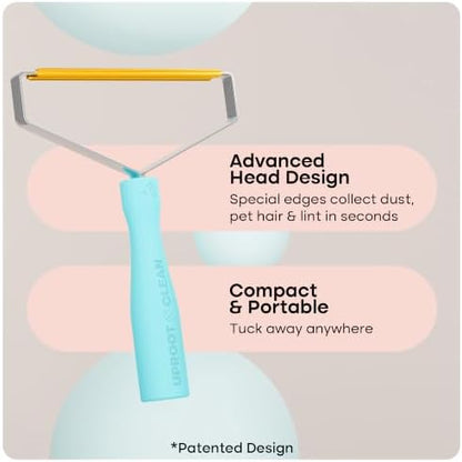Uproot Clean Pro Pet Hair Removal Tool: Multi-Fabric Edge, Carpet Rake - Image 3