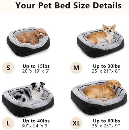 Washable Dog Bed Medium Size Dogs, Orthopedic Pet Bed - Image 3