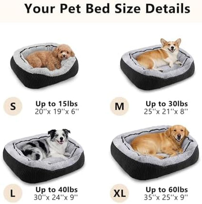 Washable Dog Bed Medium Size Dogs, Orthopedic Pet Bed - Image 3
