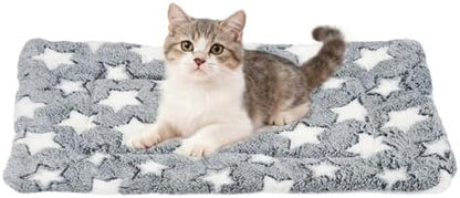 Dog Cat Bed Mat, Soft Coral Fleece Pet Cushion Pad by Unknown