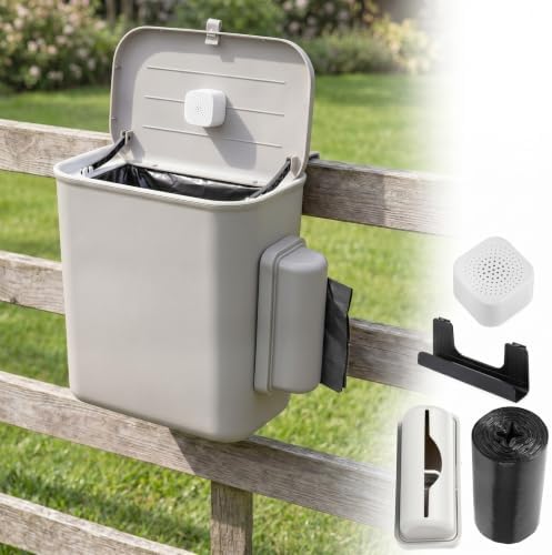 Mifoci Dog Poop Trash Can Outside, 2.4 Gallon by Mifoci
