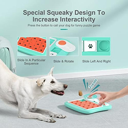 FOXMM Dog Puzzle Toys, Interactive Treat Puzzle Dog Toy - Image 2