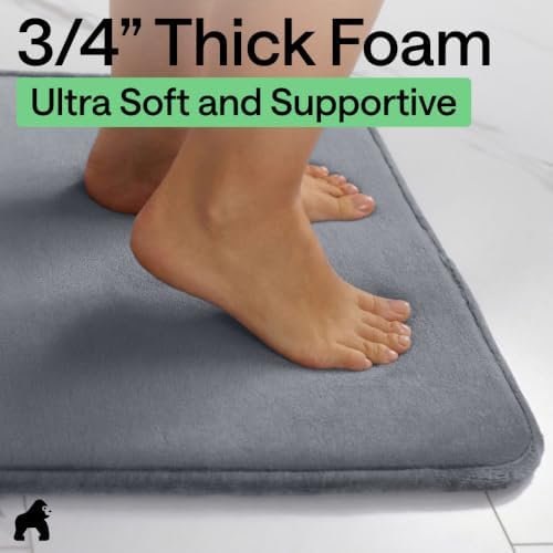 GORILLA GRIP® Memory Foam Toilet Rug - Image 5