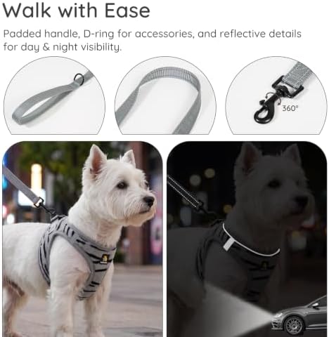 BELLA & PAL Step in Puppy Harness and Leash Set - Image 4
