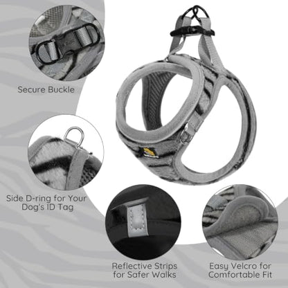 BELLA & PAL Step in Puppy Harness and Leash Set - Image 2