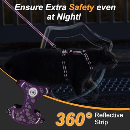 BEAUTYZOO Cat Harness and Leash Set, Escape Proof and Adjustable - Image 5