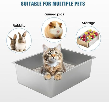 Stainless Steel Cat Litter Box - Image 5