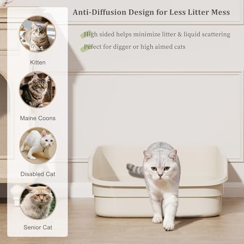 Vealind Extra Large Cat Litter Box - Image 4