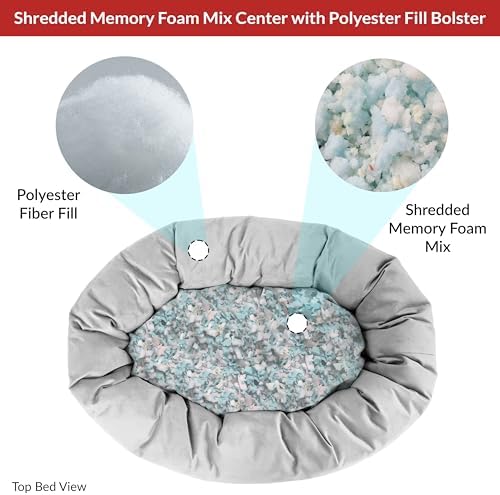 Majestic Pet Villa 32 Inch Shredded Memory Foam Dog Bed - Image 4