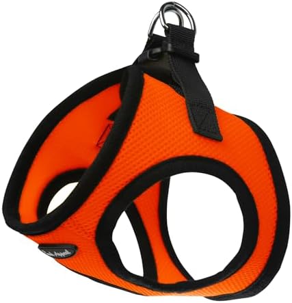 Bark Appeal Orange Step-in Dog Harness by BarkAppeal