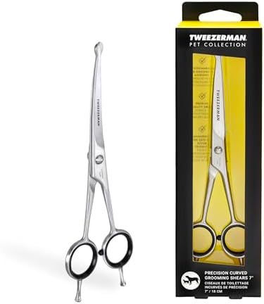 Tweezerman 7" Pet Grooming Shears-Safety Round Tips by Tweezerman