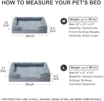 WNPETHOME Orthopedic Washable Dog Bed Large - Image 6