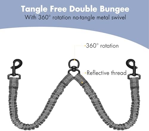 BAOBOTE Double Dog Leash, Dual Dog Leash - Image 5