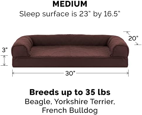 FurHaven Soft, Orthopedic Foam Sofa Dog Bed - Image 2