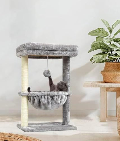 SYANDLVY Small Cat Tree for Indoor Cats, Activity Cat Tower - Image 2