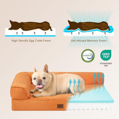EHEYCIGA Orthopedic Dog Bed, Medium Memory Foam Dog Bed - Image 4