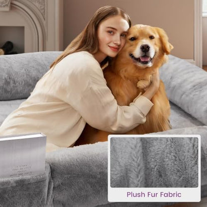 Murago Human Dog Bed for Adults, Light Grey - Image 3