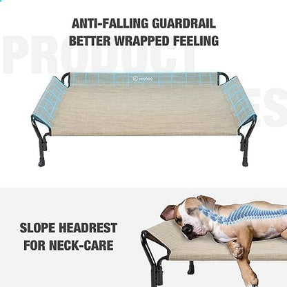 Veehoo Medium Elevated Dog Bed, Teslin Mesh - Image 2